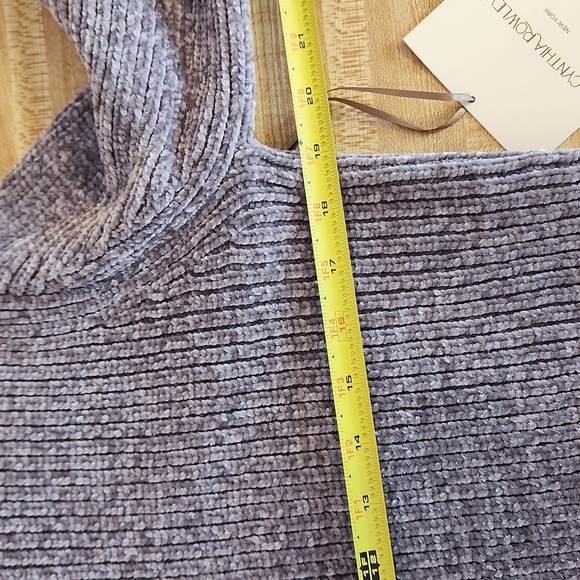 CYNTHIA ROWLEY Mock Knit Sweater, size XS - Picture 6 of 9